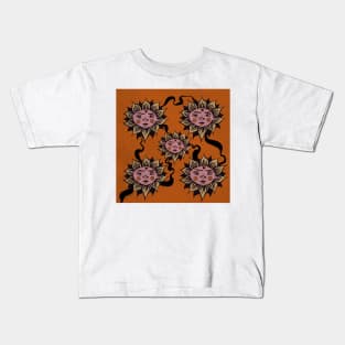 Flower Heads Kids T-Shirt